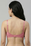 Zivame Beautiful Basics Double Layered Non Wired 3/4th Coverage T-Shirt Bra - Lobster Bisque — thumbnail 3